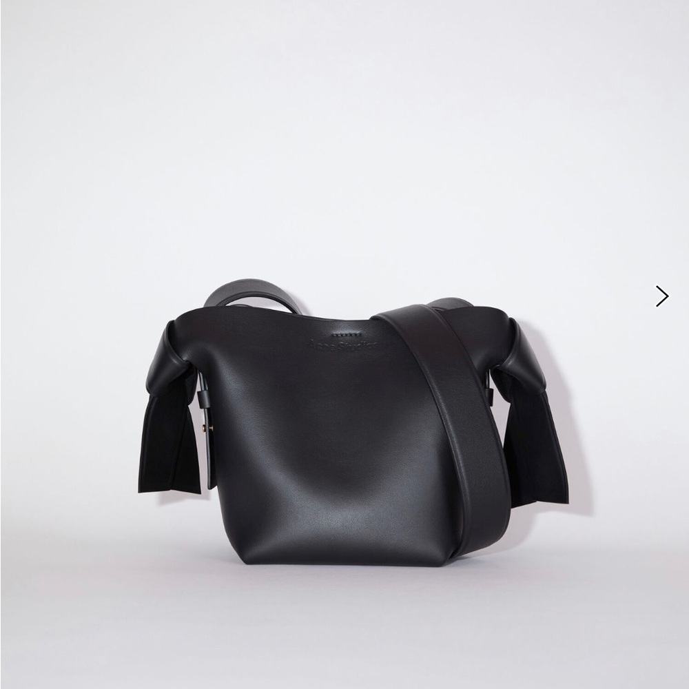 Acne Studios Musubi Mini Shoulder Bag in Black with Dust Bag